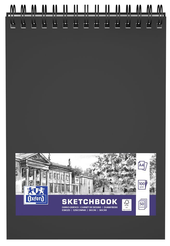 BildeOxford Sketching Pad A5/50S 100G TW