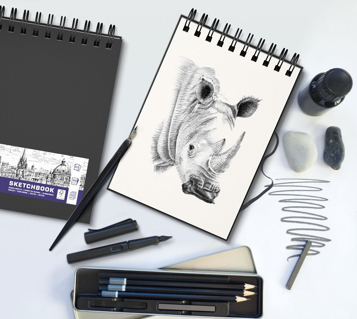 Oxford Sketching Pad A5/50S 100G TW