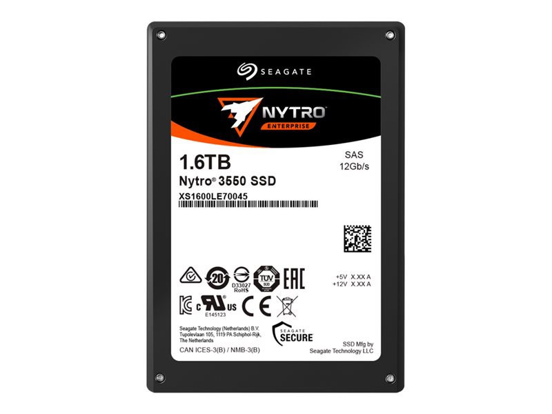 BildeSEAGATE Nytro 3550 SSD 1.6TB SAS 2.5inch