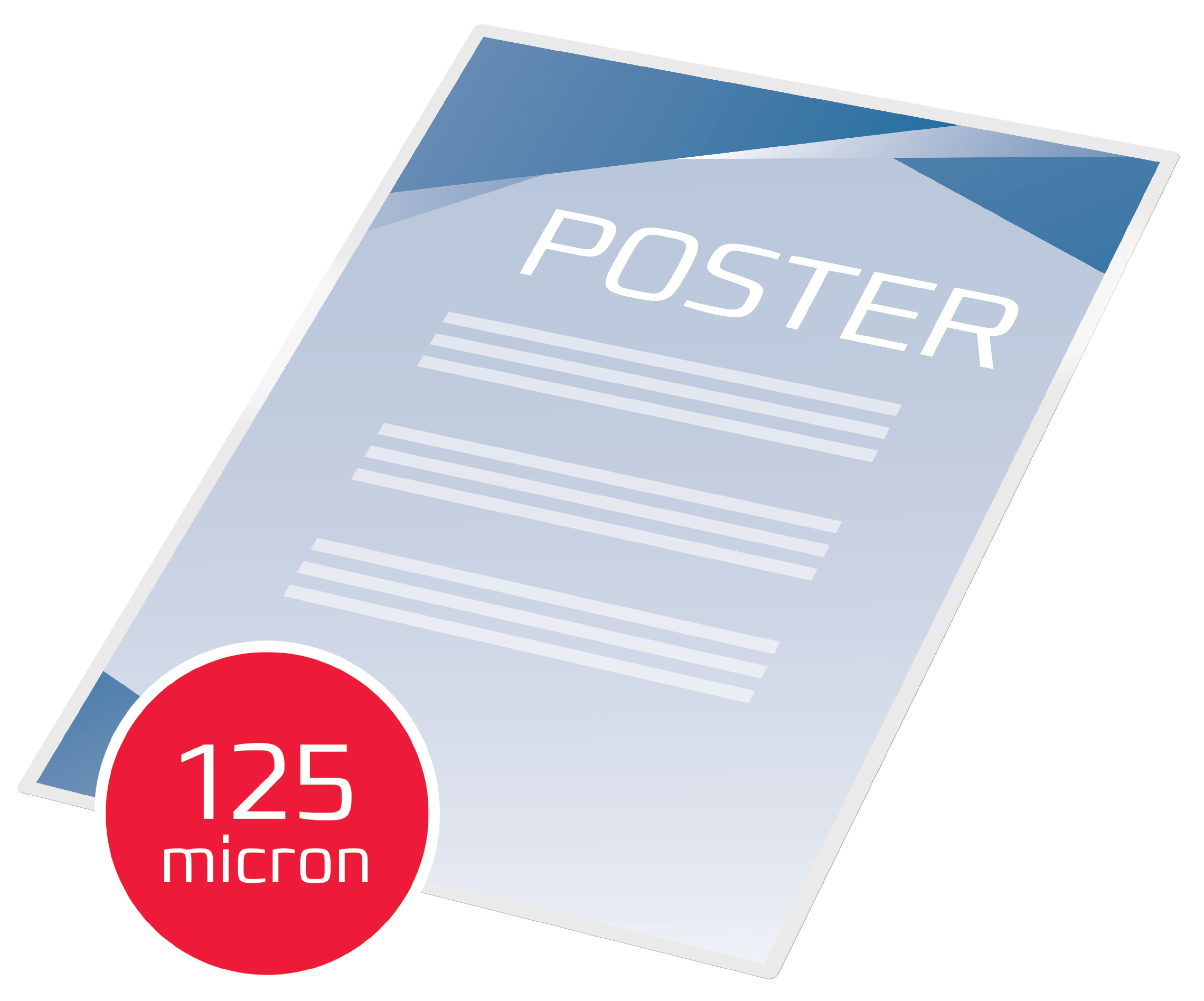 BildeLeitz Lamineringslomme selvkl.A3 125my (100)