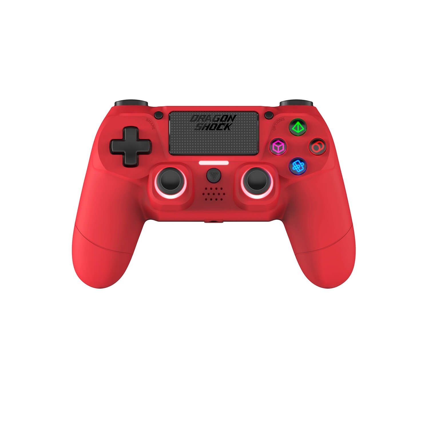 DRAGONSHOCK Controller Mizar Wireless BT for PS4 Red