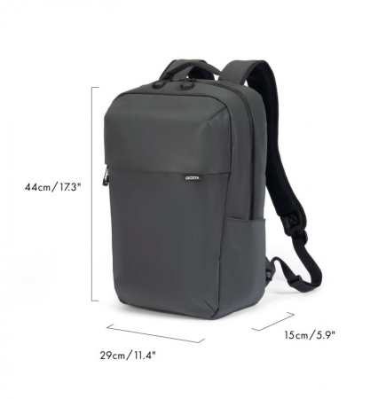 Backpack COMMUTER 13-16&#039;&#039; REFLECTIVE, black