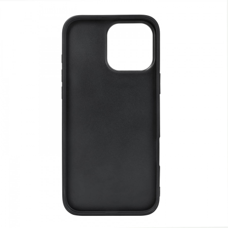 BUFFALO Back cover Leather Magseries iPhone 16 Pro Max Black