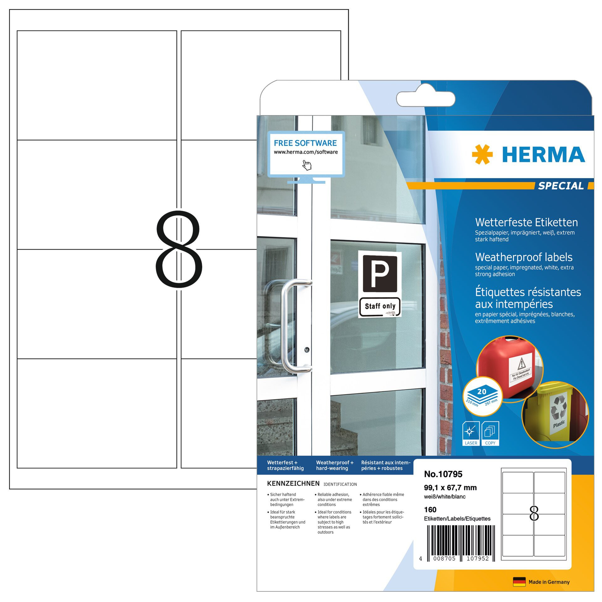 BildeHerma Etiketter Utendrs 99,1x67,7 (160)