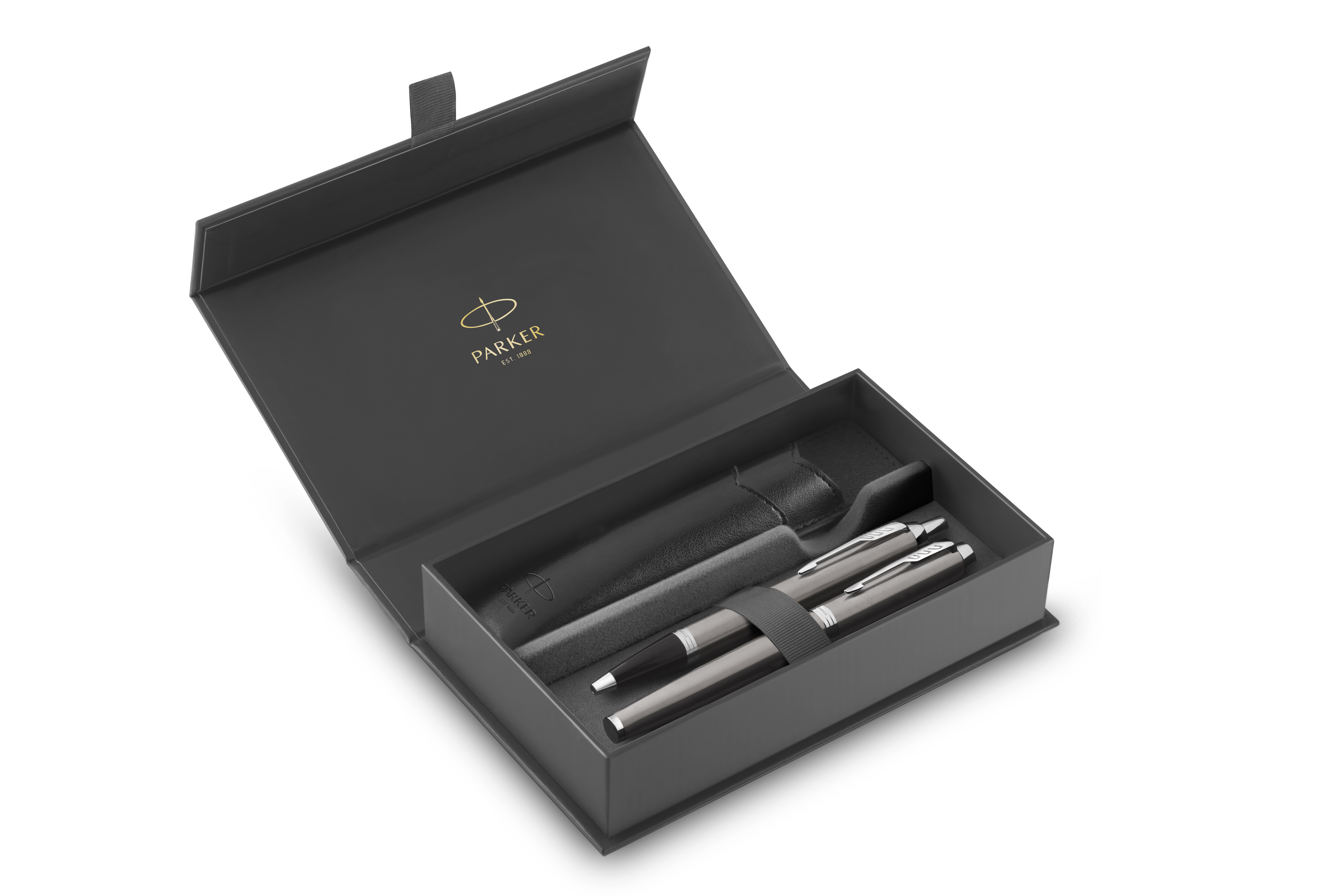BildeParker Duoset IM BallPoint+Fountain Pen chrome/black