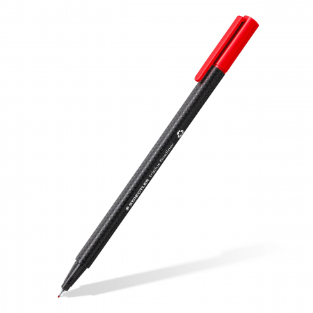 STAEDTLER  Fineliner Triplus 0,30mm ass,med sort penal (20)