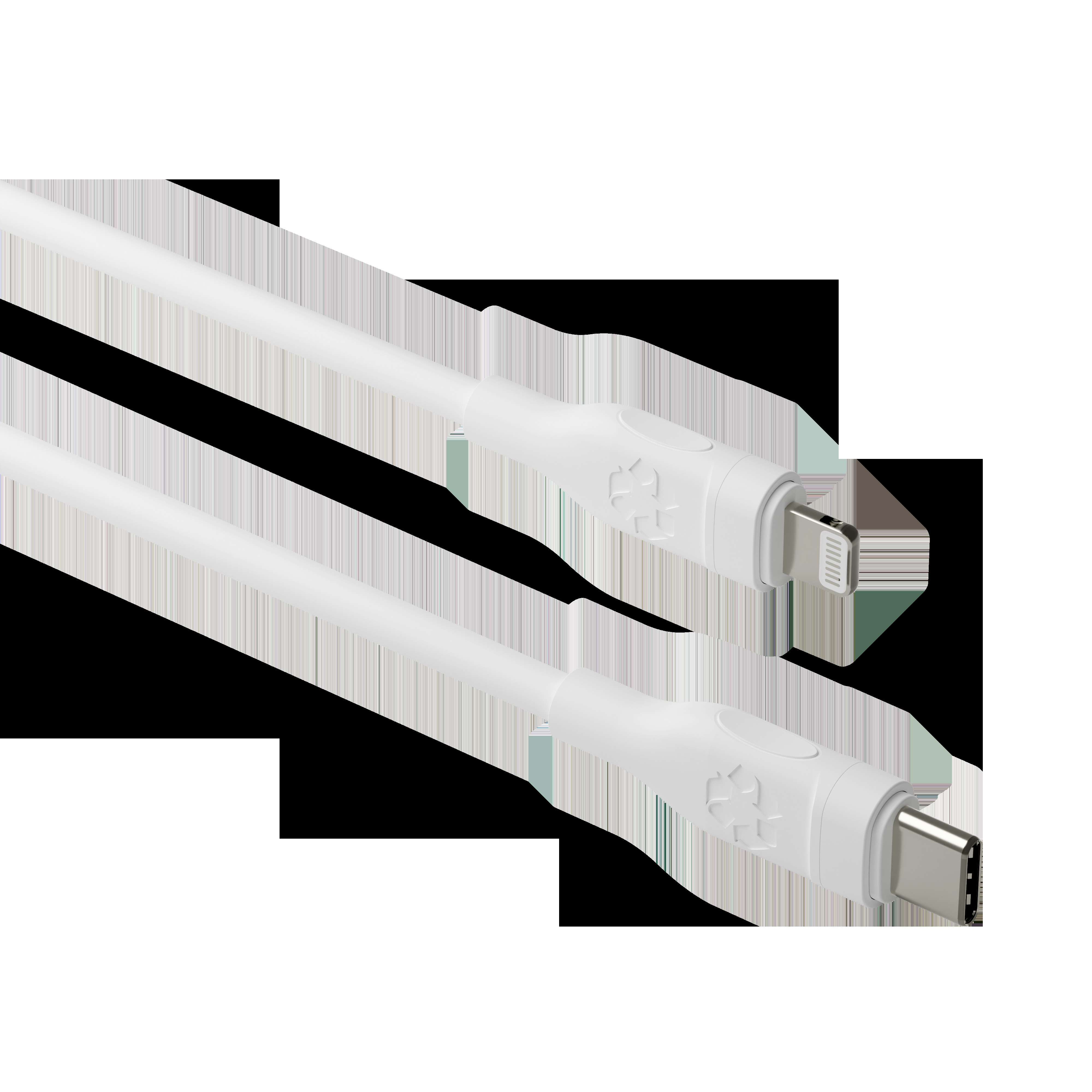 Re-charge - Bulk - Cable - USB-C to Lightning, White (1.2m)