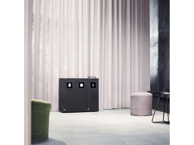 BildeAvfallsbeholder Bica 873 3X65L Antrasitt