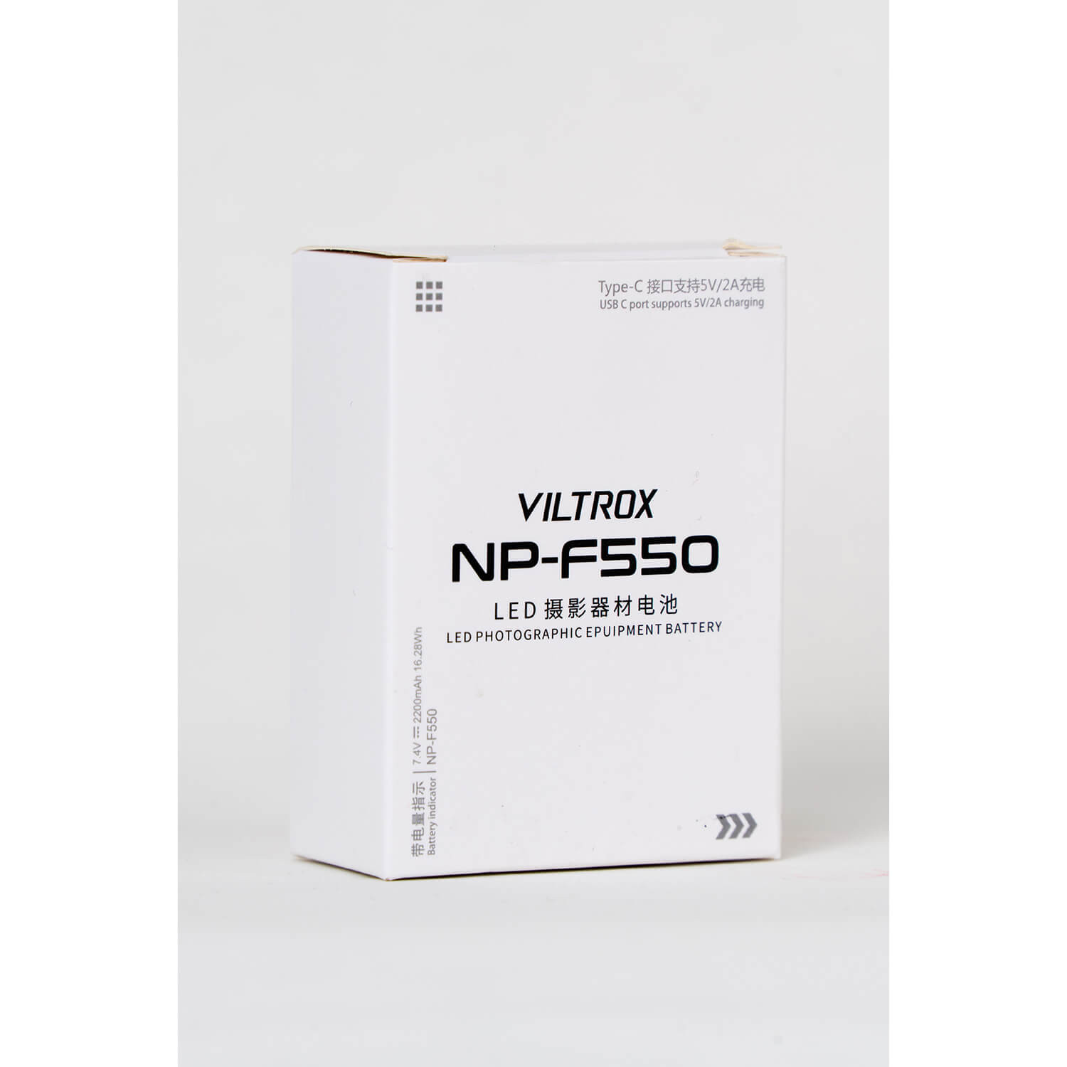 VILTROX BATTERY NP-F550 2200 Mah Type-C