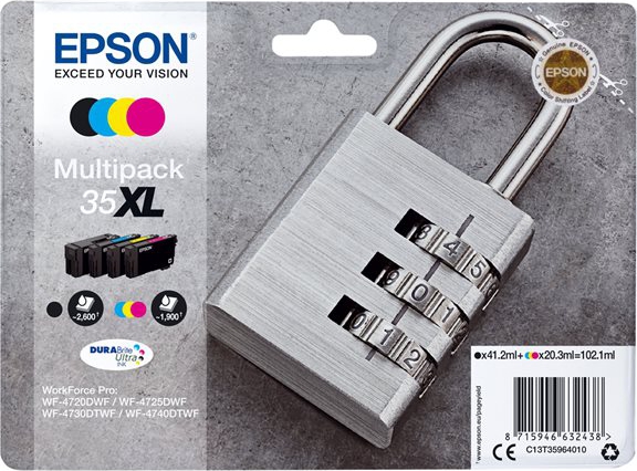 BildeEPSON 35XL Ink Multipack CMYK Blister