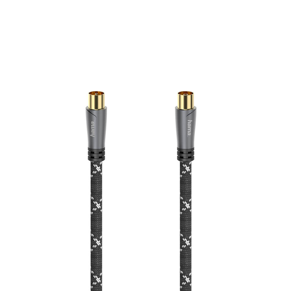 BildeHAMA Cable Antenna 120dB Black/Grey 5.0m