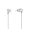 HAMA Power Cable Angled Euro Plug White...
