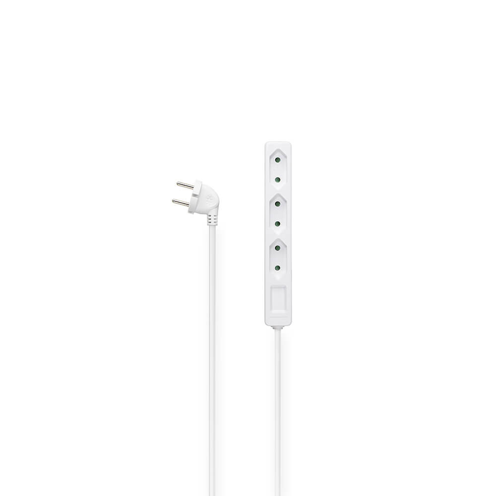 BildeHamaPower Strip 3-Way 2.5m White