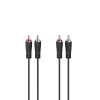HAMA Cable Audio 2 RCA Plugs - 2 RCA Plu...