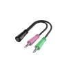 HAMA Adapter Audio 3.5 Female to 2x 3.5...