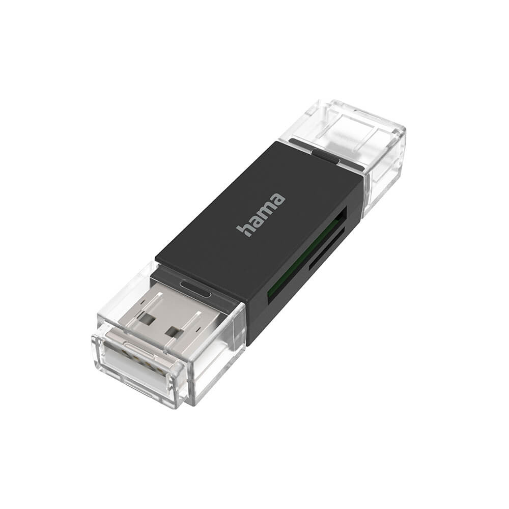 BildeHAMA Card Reader USB-A Micro-USB SD/microSD