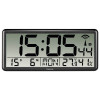 HAMA Wall Clock Digital Jumbo Radio Cont...