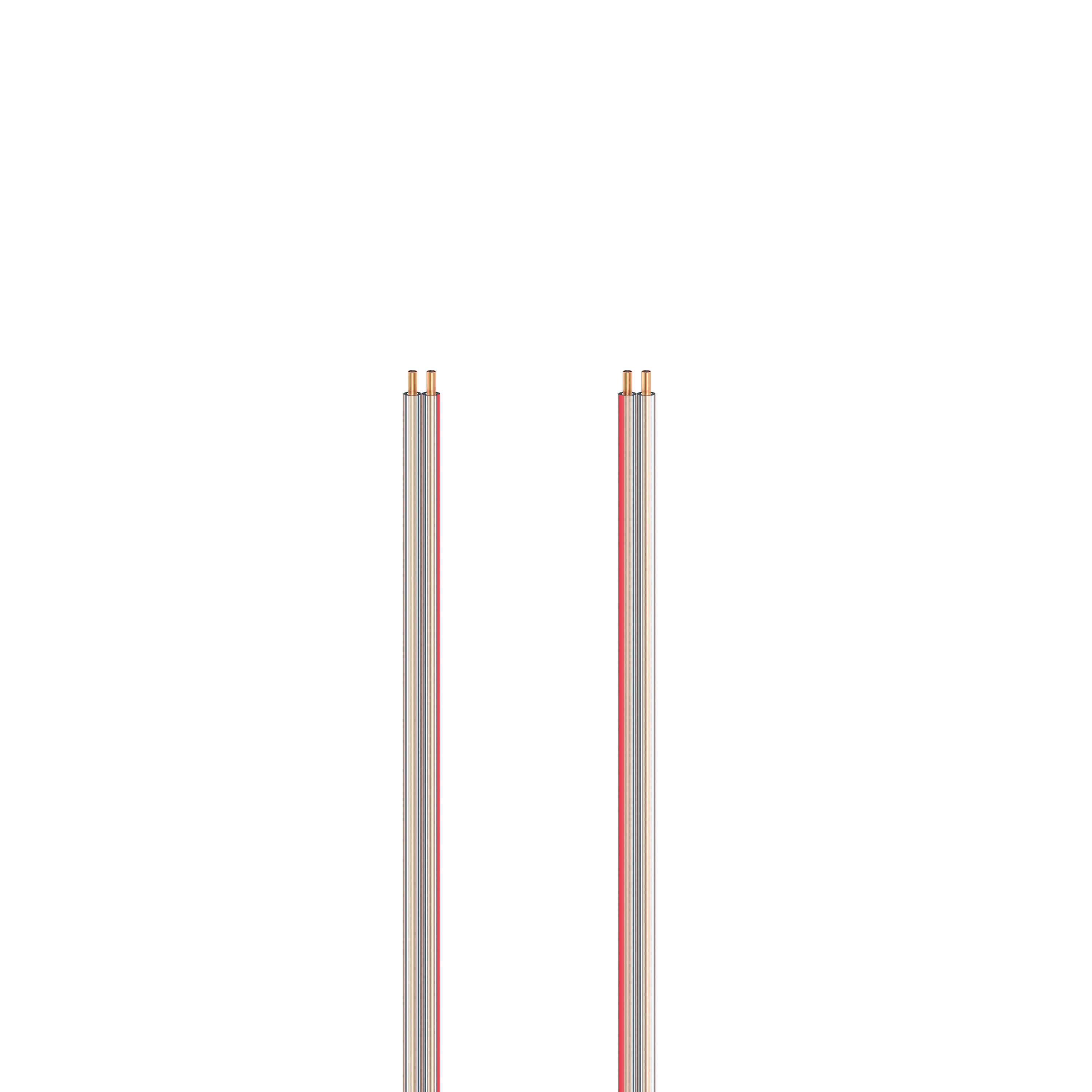 BildeHAMA Högtalarkabel 2x1.5mm2 Transparent 10m