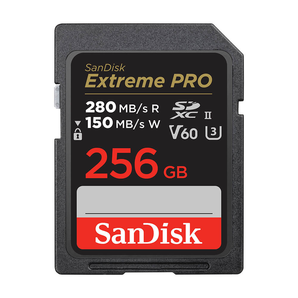 BildeSANDISK SD Extreme Pro 256GB 280MB/s V60 C10 UHS-II