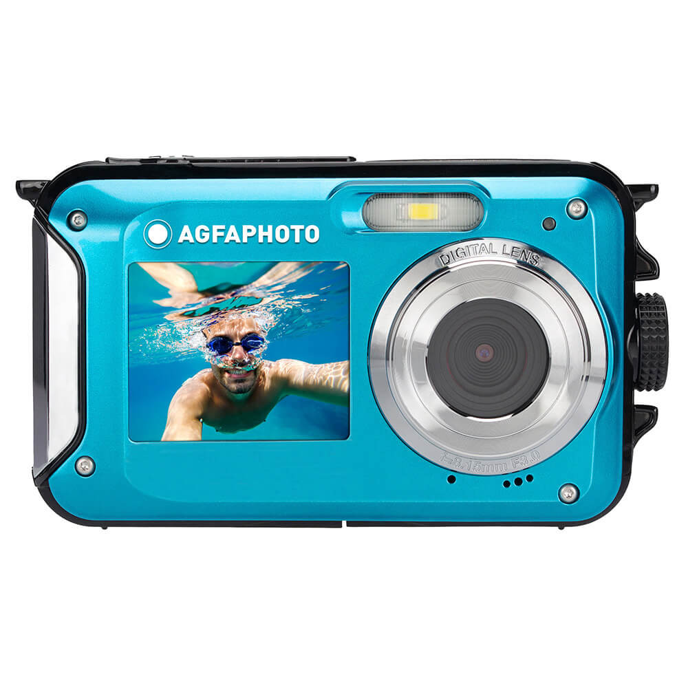 BildeAGFAPHOTO Digital Camera WP8000 WP 24MP Blue Full HD