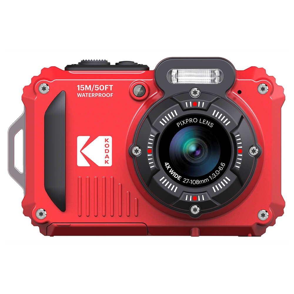 BildeKODAK Digital Camera Pixpro WPZ2 4x WP 16MP Wifi Red