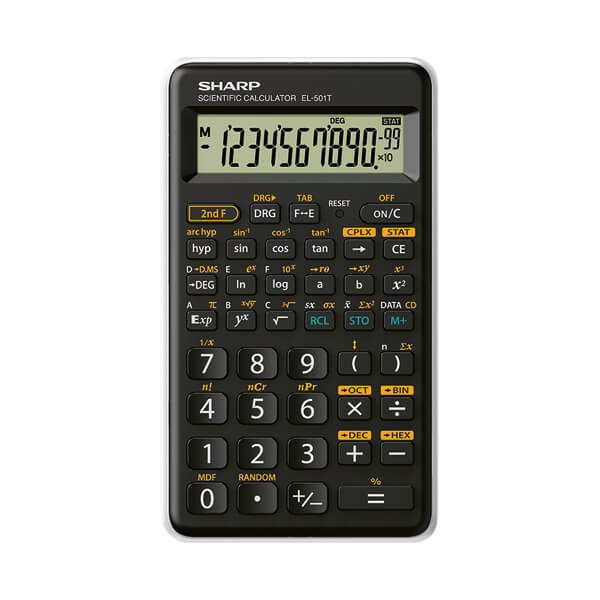 BildeSHARP Kalkulator EL501TBWH