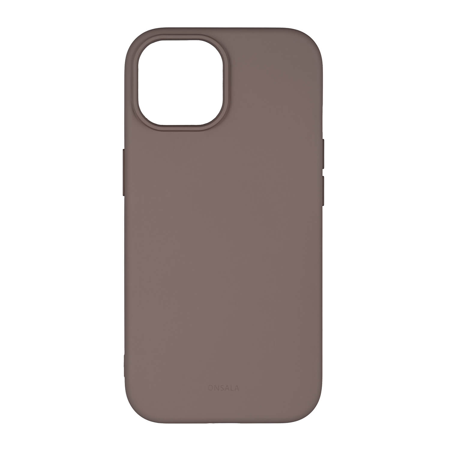 BildeONSALA Back Sil Touch Recycled MagSerie iPhone 13/14/15 Chocolate