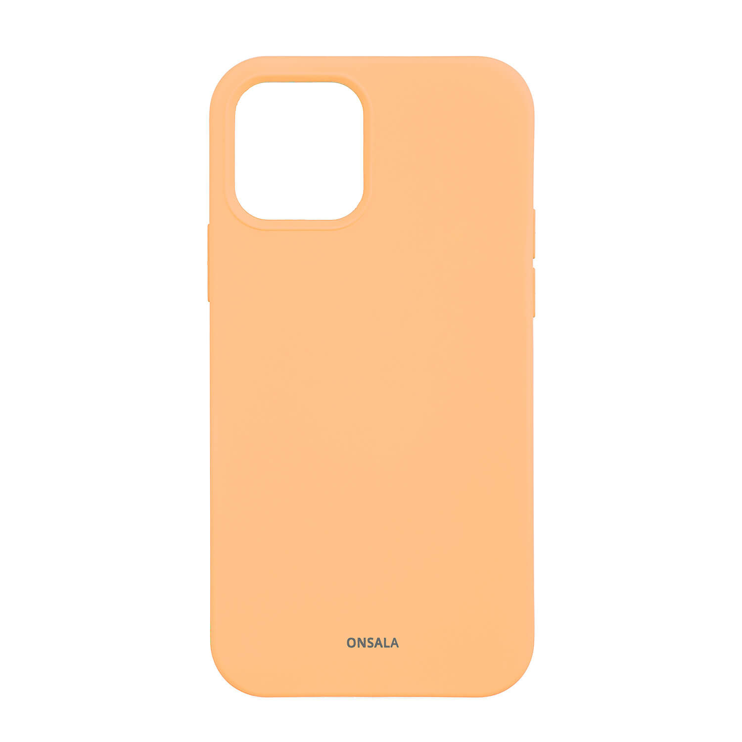 BildeONSALA Backcover Sil Touch iPhone 12/12 Pro Apricot