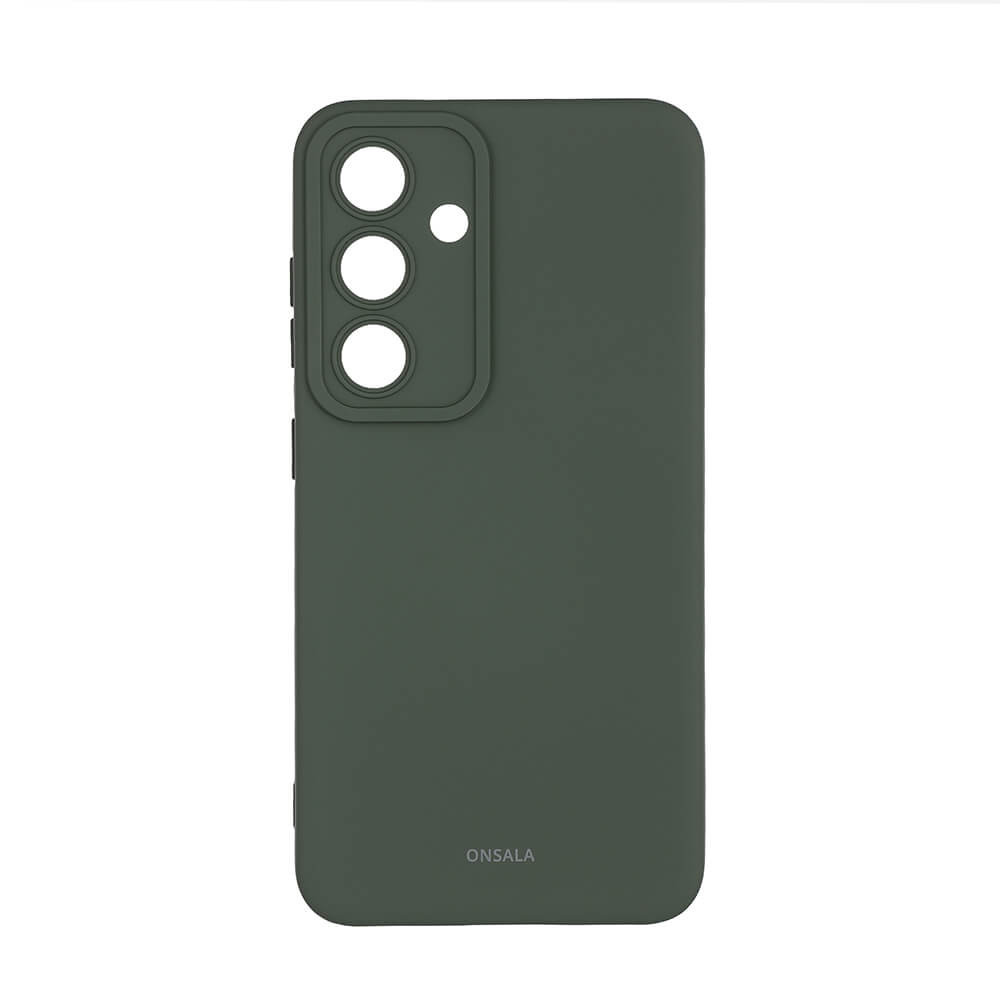 BildeONSALA Backcover Sil Touch Samsung S24 5G Olive Green