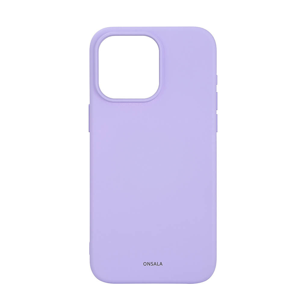 BildeONSALA Back Sil Touch Recycled MagSerie iPhone 15 Pro Max Purple