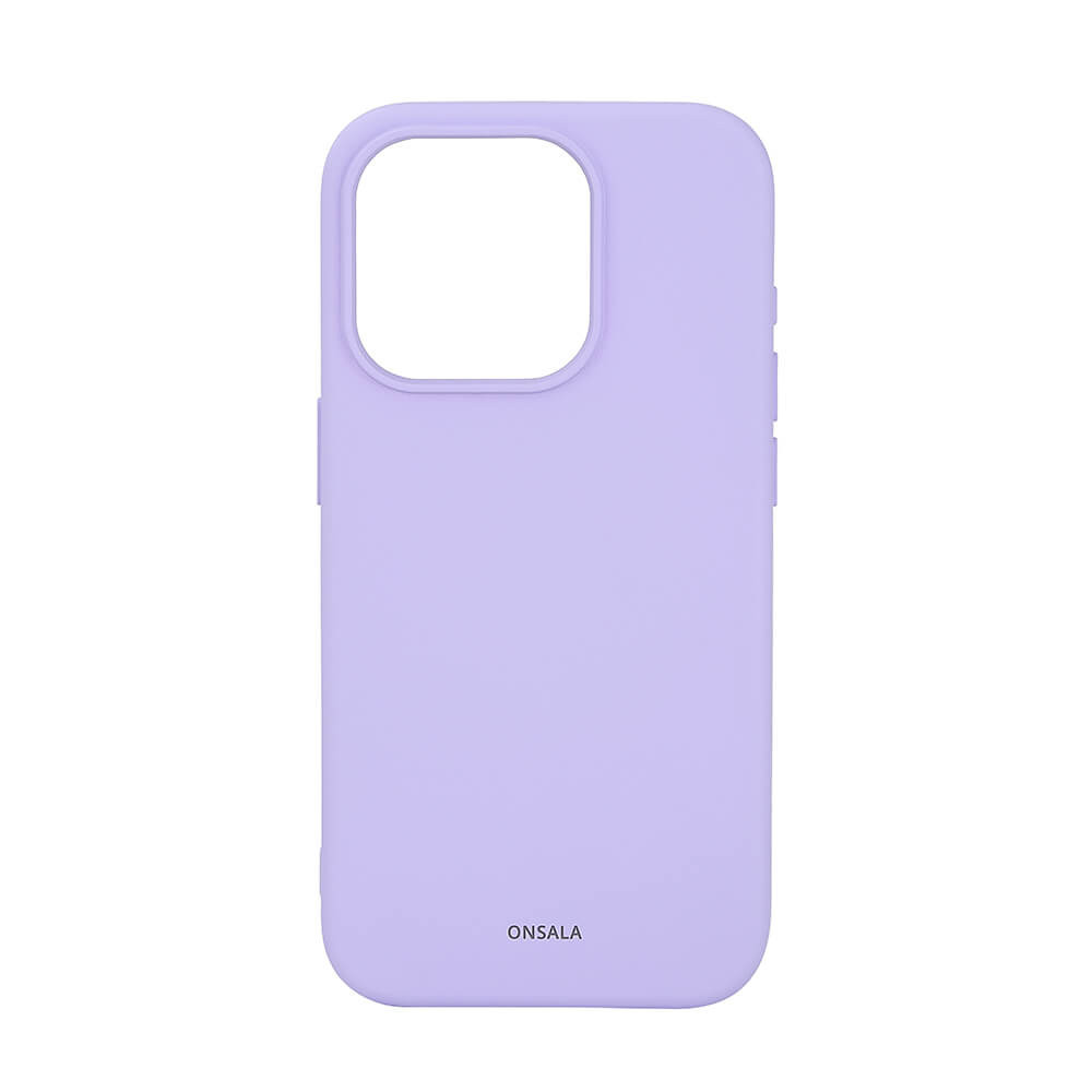 BildeONSALA Back Sil Touch Recycled MagSerie iPhone 15 Pro Purple