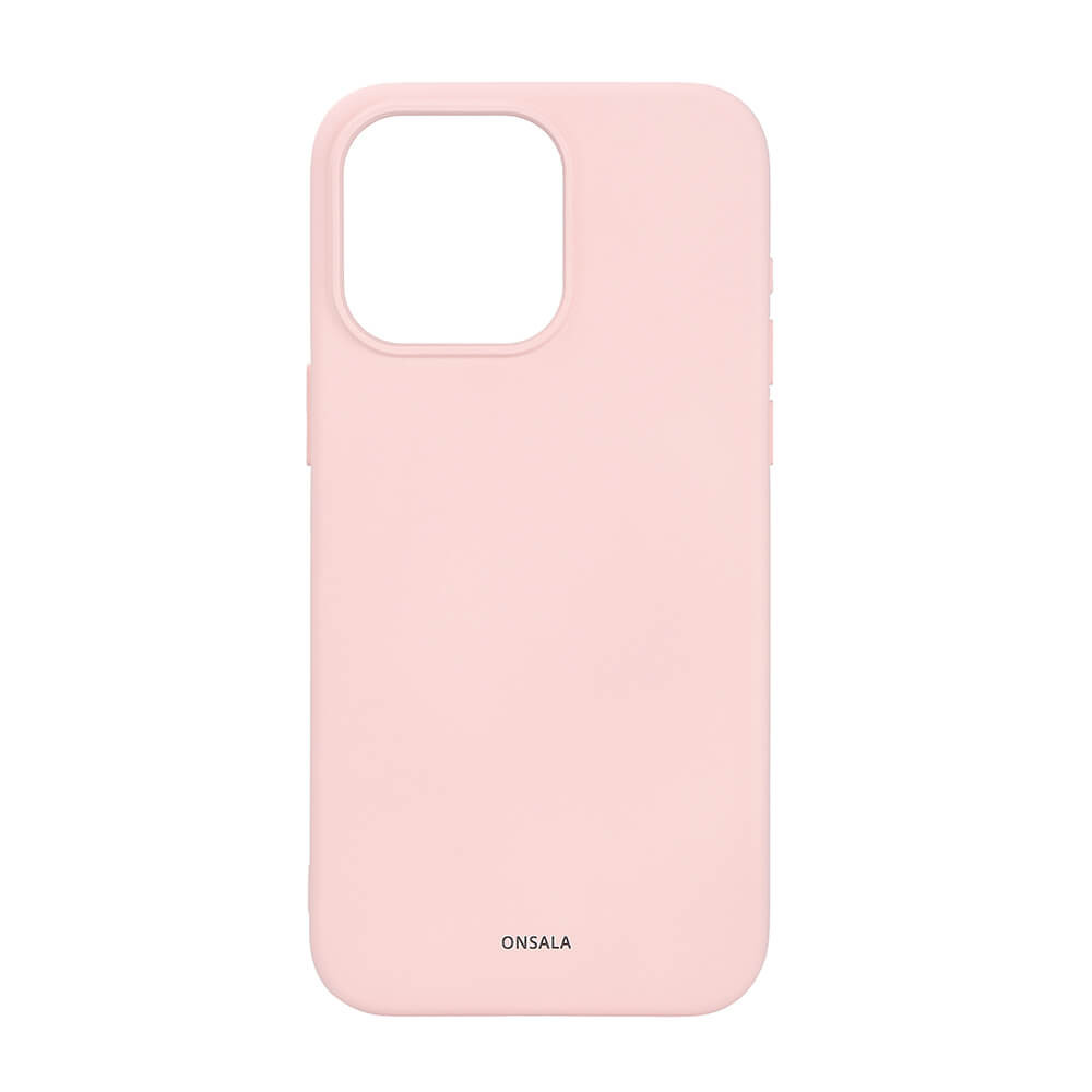 BildeONSALA Back Sil Touch Recycled MagSerie iPhone 15 Pro Max Chalk Pink
