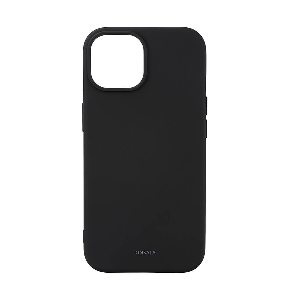 BildeONSALA Back Sil Touch Recycled MagSerie iPhone 13/14/15 Black