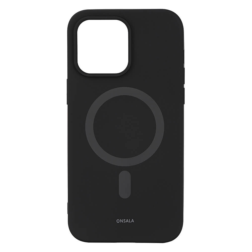 BildeONSALA Backcover Silicone MagSeries iPhone 14 Pro Max 6,7" Black
