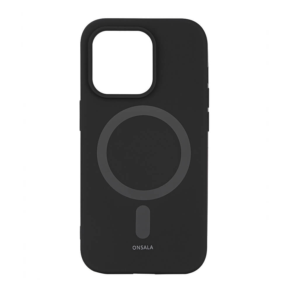 BildeONSALA Backcover Silicone MagSeries iPhone 14 Pro 6,1" Black
