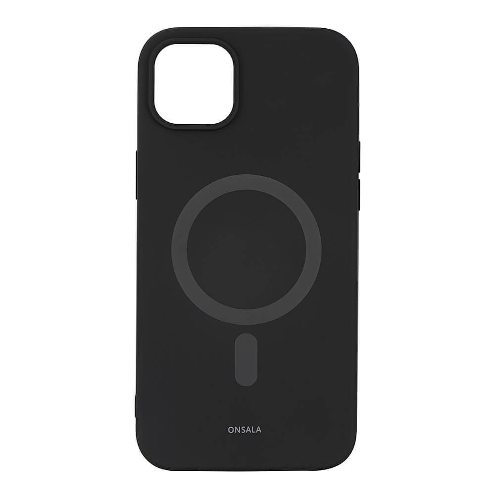BildeONSALA Backcover Silicone MagSeries iPhone 14 Plus 6,7" Black