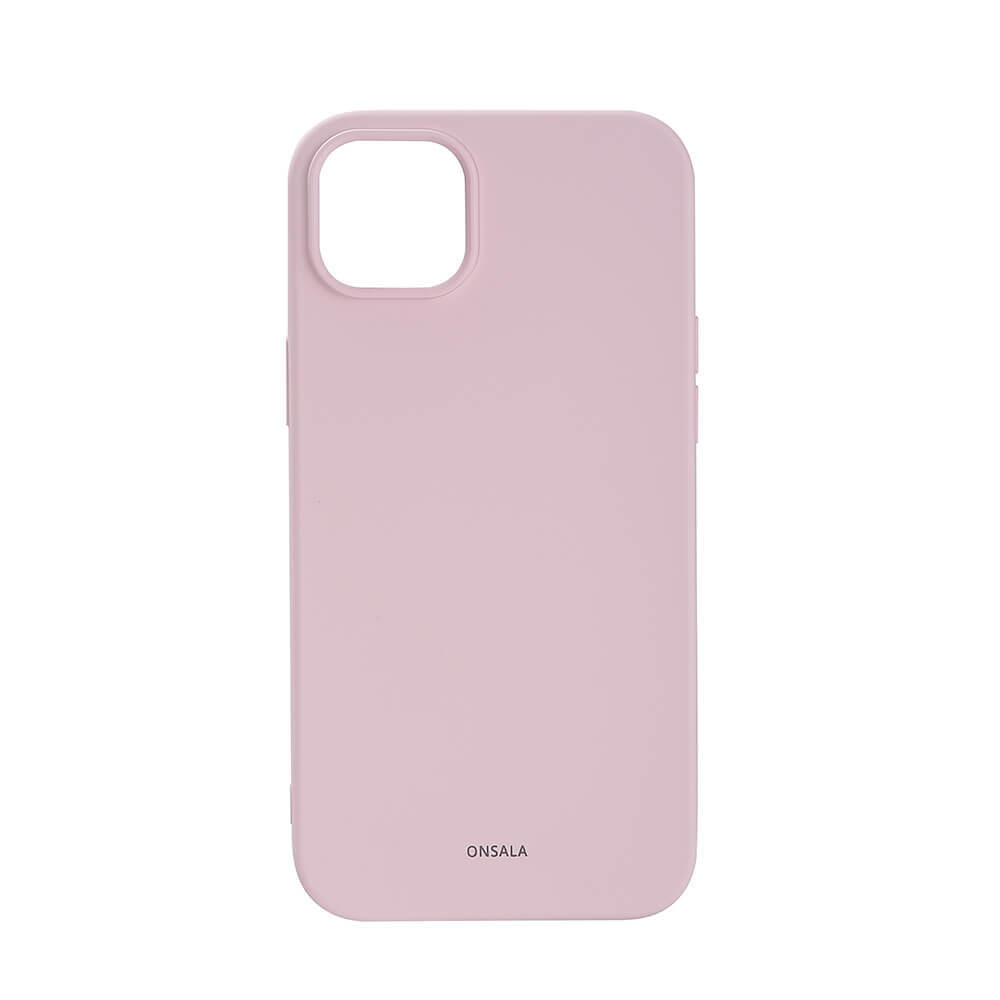 BildeONSALA Backcover Silicone iPhone 14 Plus 6,7" Chalk Pink