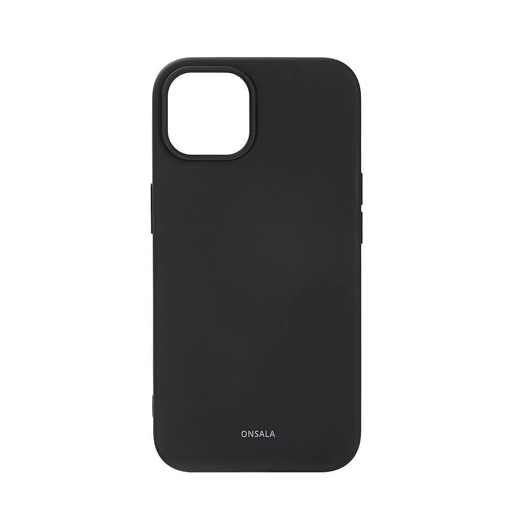 BildeONSALA Back Sil Touch Recycled MagSerie iPhone 13/14/15 Black