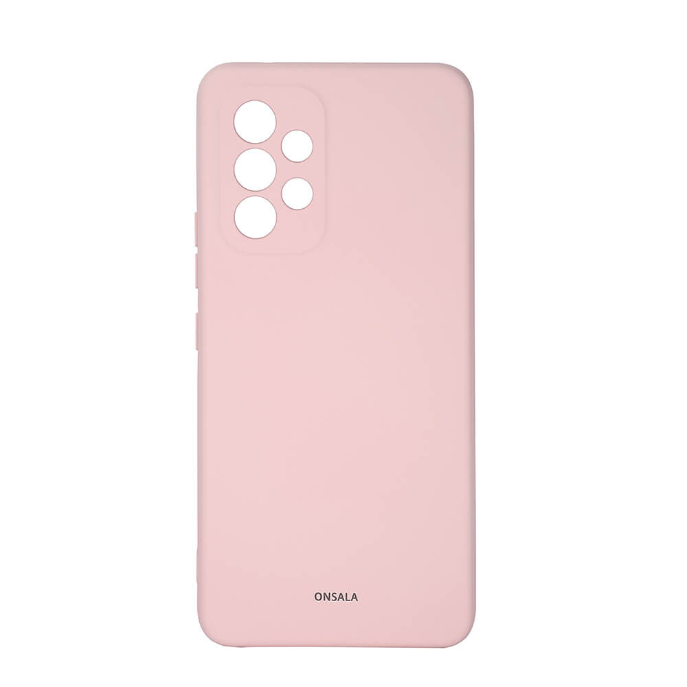 BildeONSALA Mobildeksel Silikon Chalk Pink Samsung A53 5G