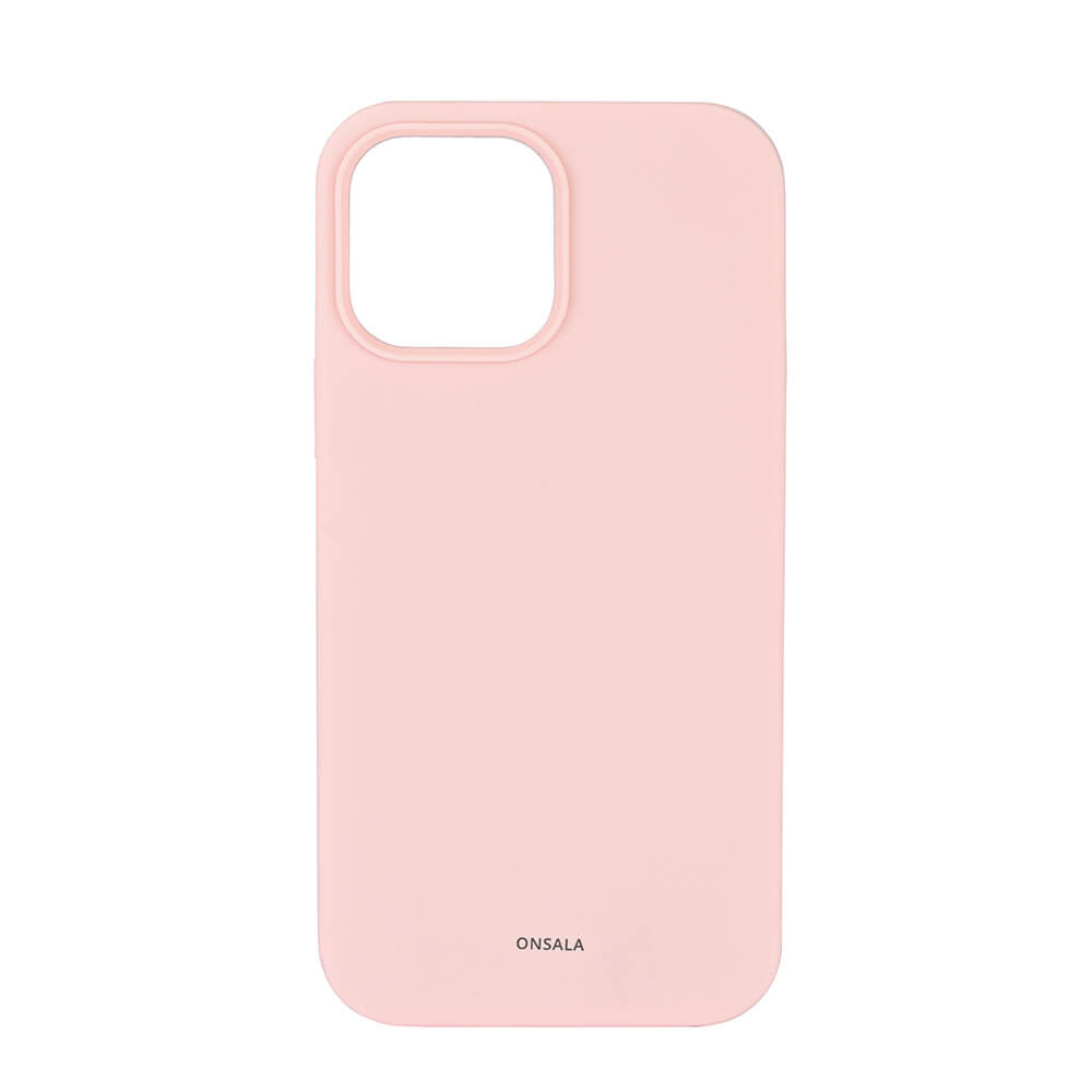 BildeONSALA Mobildeksel Silikon Chalk Pink iPhone 13 Pro Max