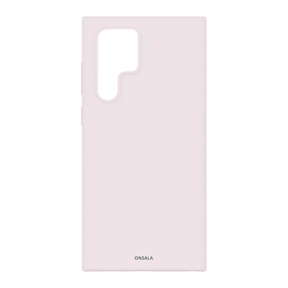 BildeONSALA Mobildeksel Silikon Sand Pink Samsung S22 Ultra