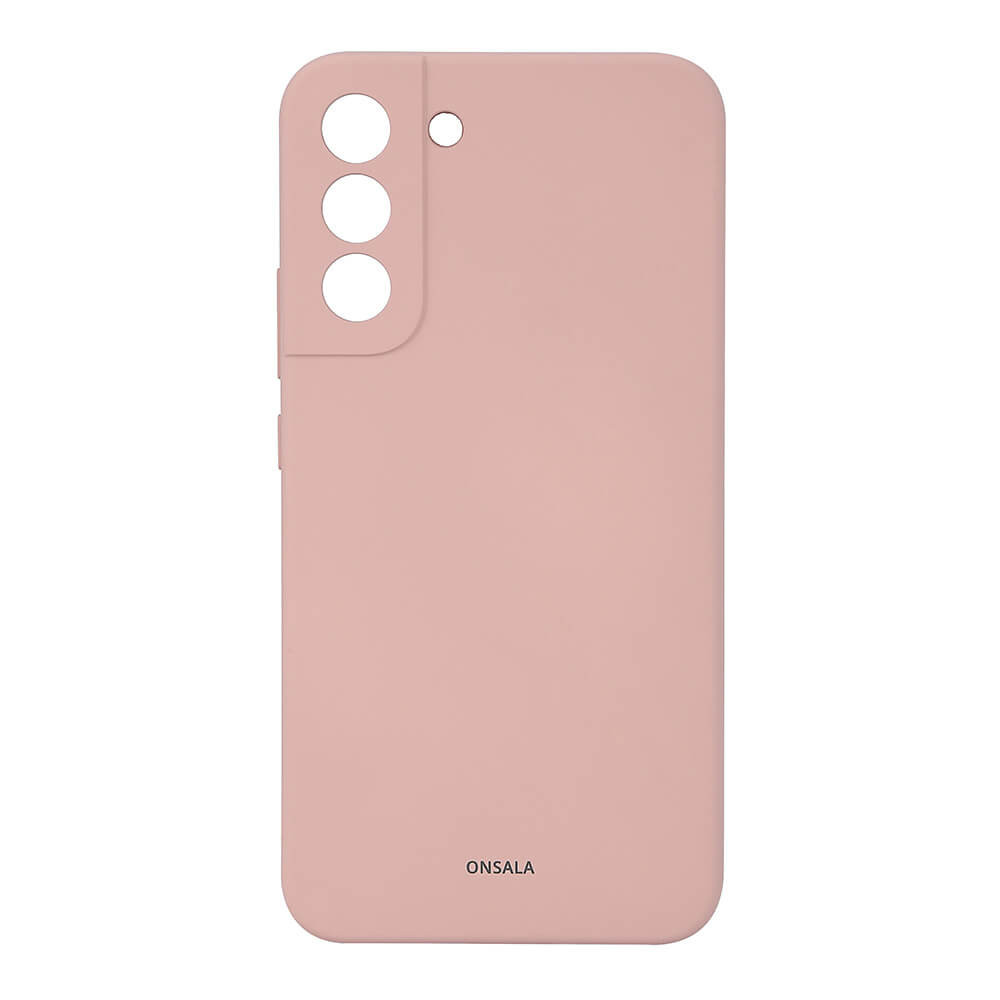 BildeONSALA Mobildeksel Silikon Sand Pink Samsung S22+