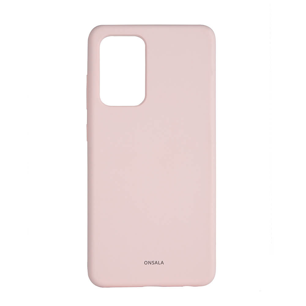BildeONSALA Mobildeksel Silikon Sand Pink Samsung A52/A52s 4G/5G