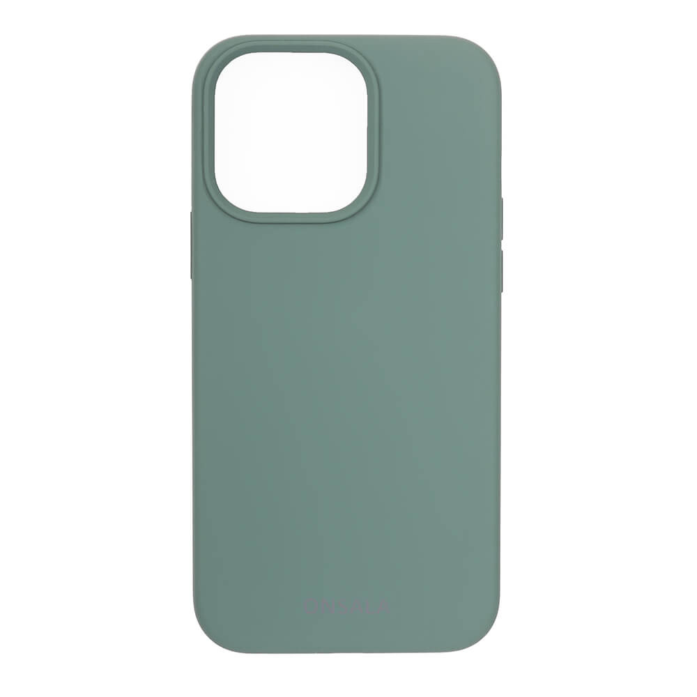 BildeONSALA Mobildeksel Silikon Pine Green iPhone 13 Pro