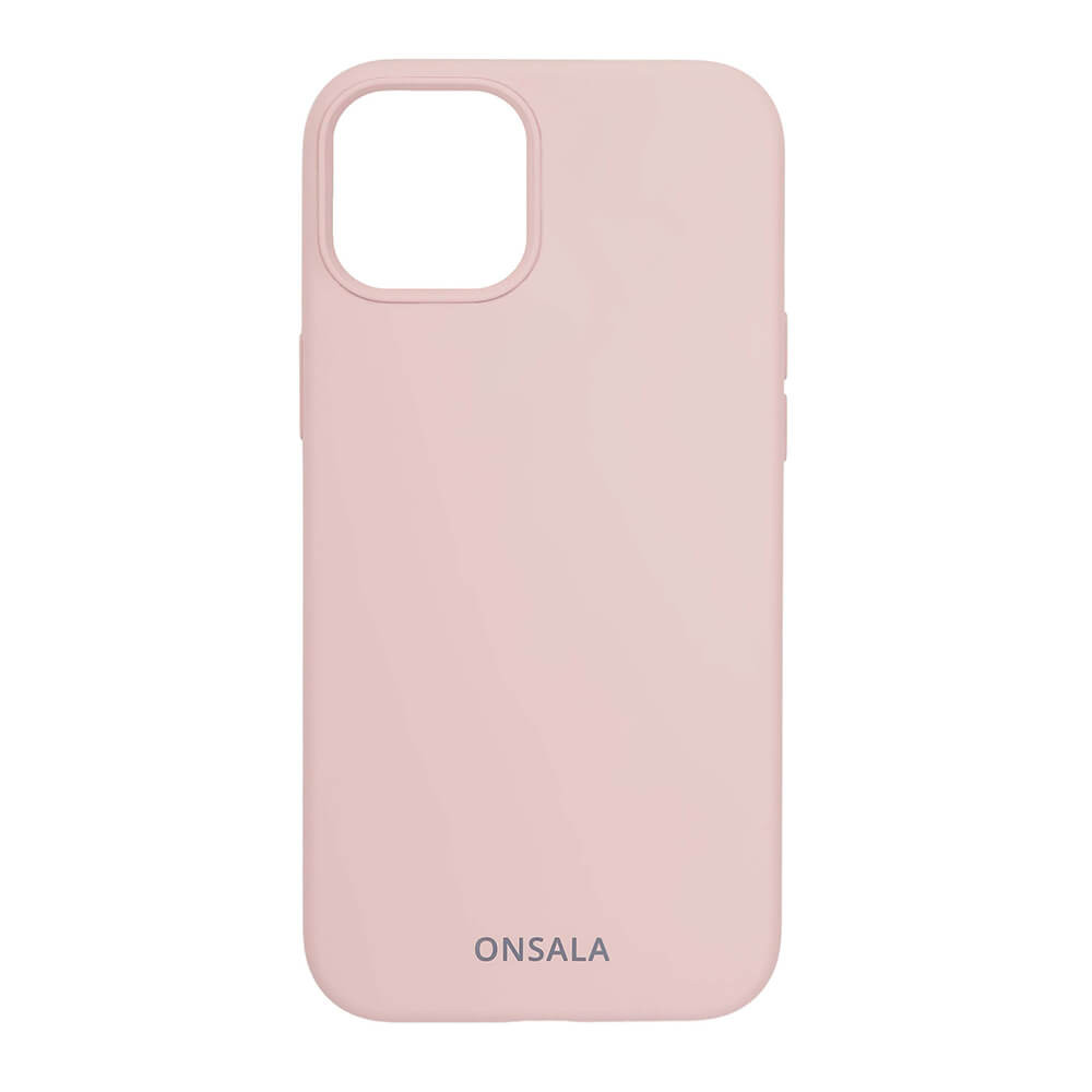 BildeONSALA Mobildeksel Silikon Sand Pink iPhone 13