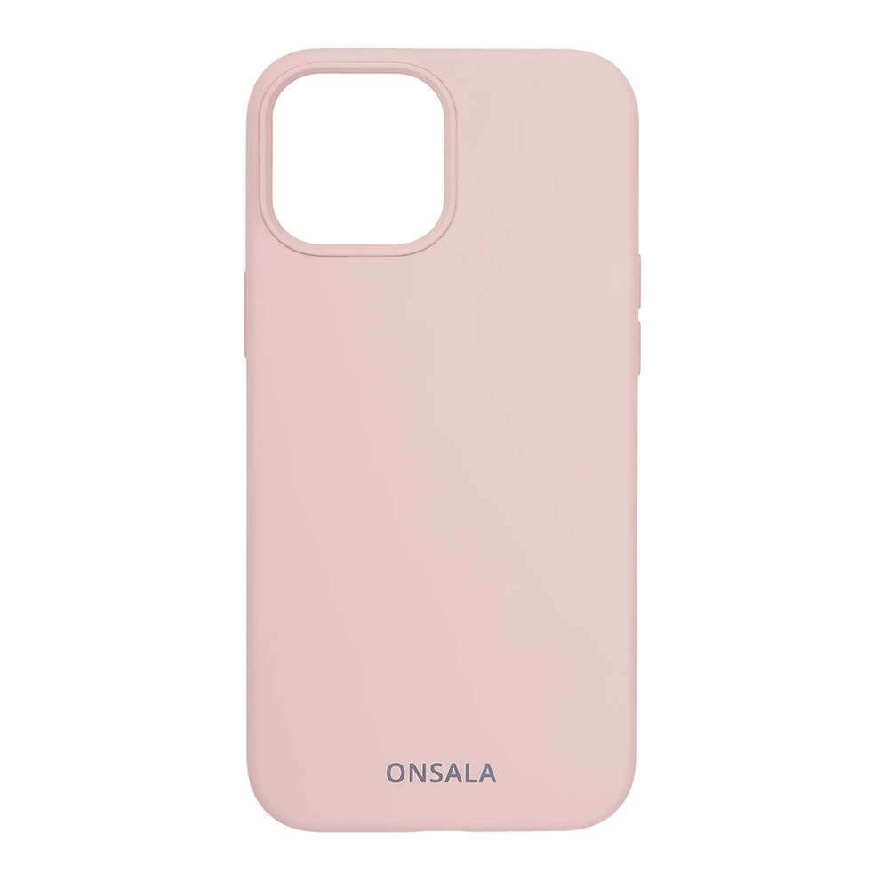 BildeONSALA Mobildeksel Silikon Sand Pink iPhone 13 Mini