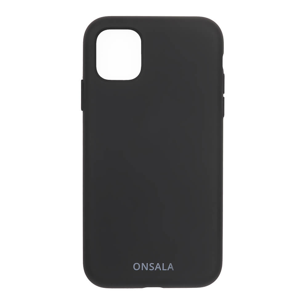 BildeONSALA Mobilskal Silicone Black iPhone 11 / XR