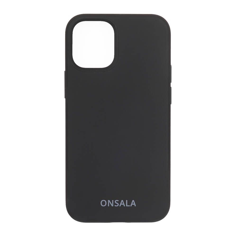 BildeONSALA Mobilskal Silicone Black iPhone 12 Mini