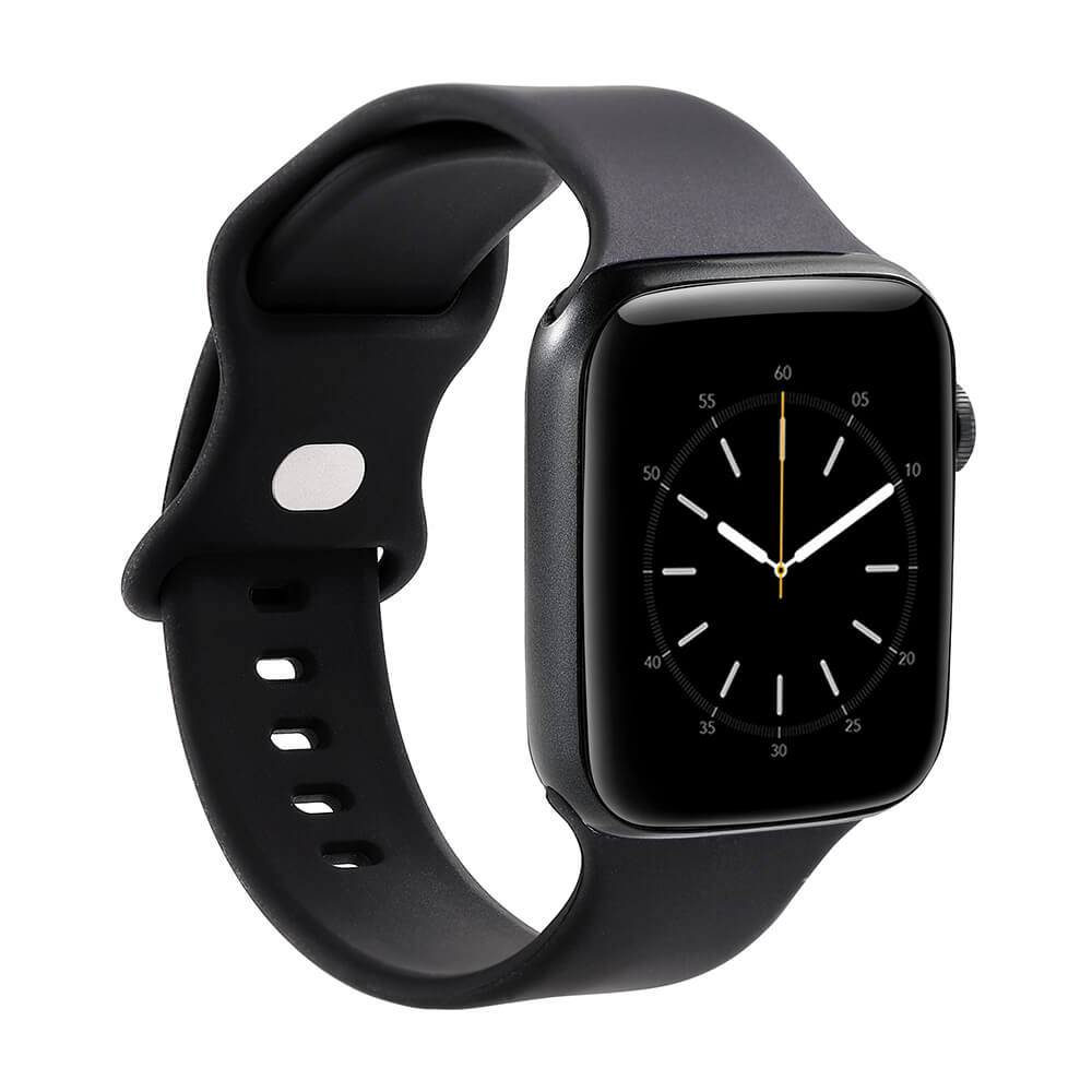BildeGEAR Watchband Silicone BLACK Apple Watch 42/44/45