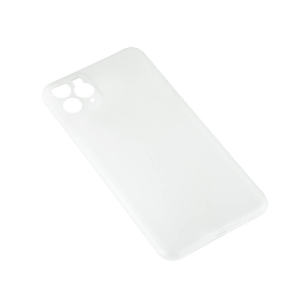 BildeGEAR Mobildeksel Ultraslim Hvit Semitransparent iPhone 11 Pro Max